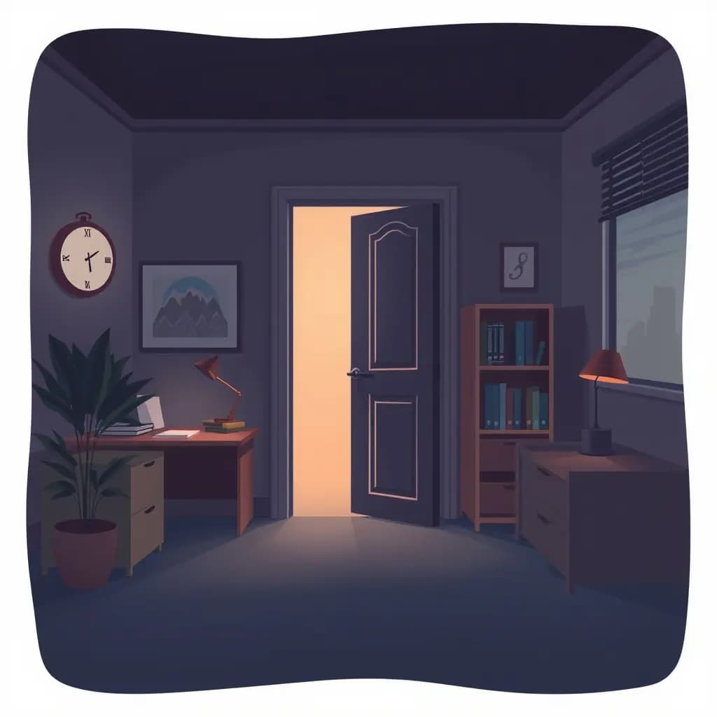 Dream illustration: Secret door in your office