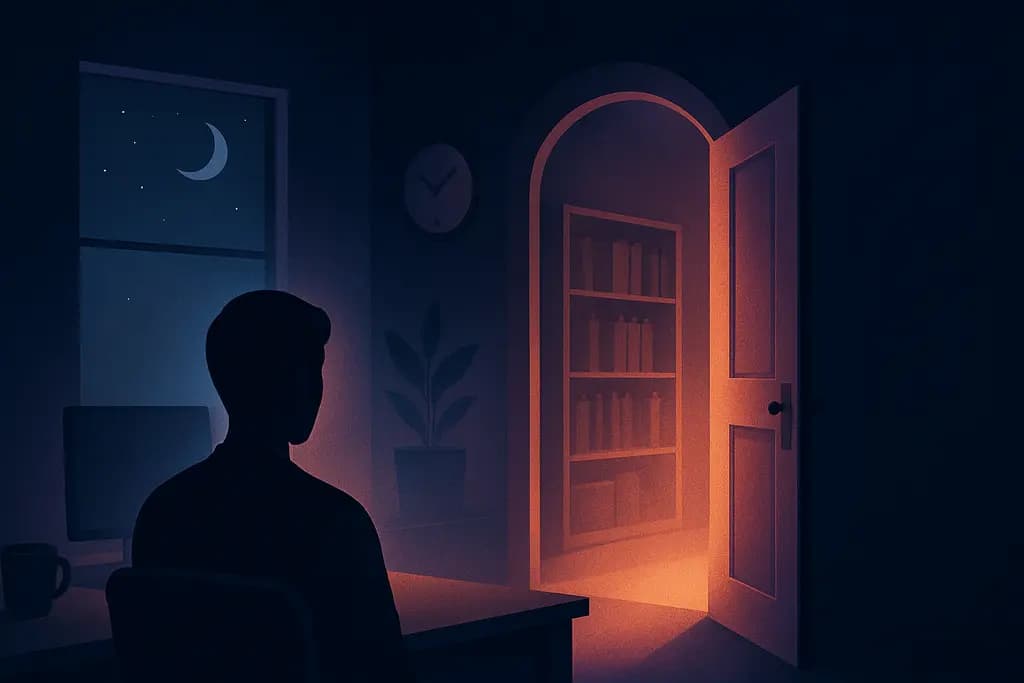 Dream illustration: Secret Room at Work