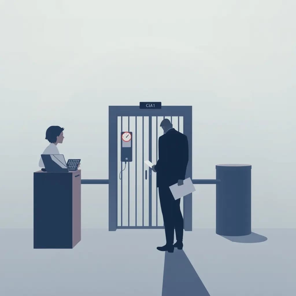 Dream illustration: Security Check That Fails