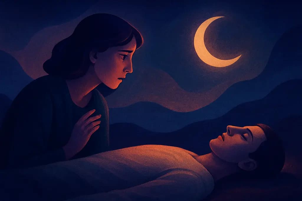 Dream illustration: Seeing a dead body