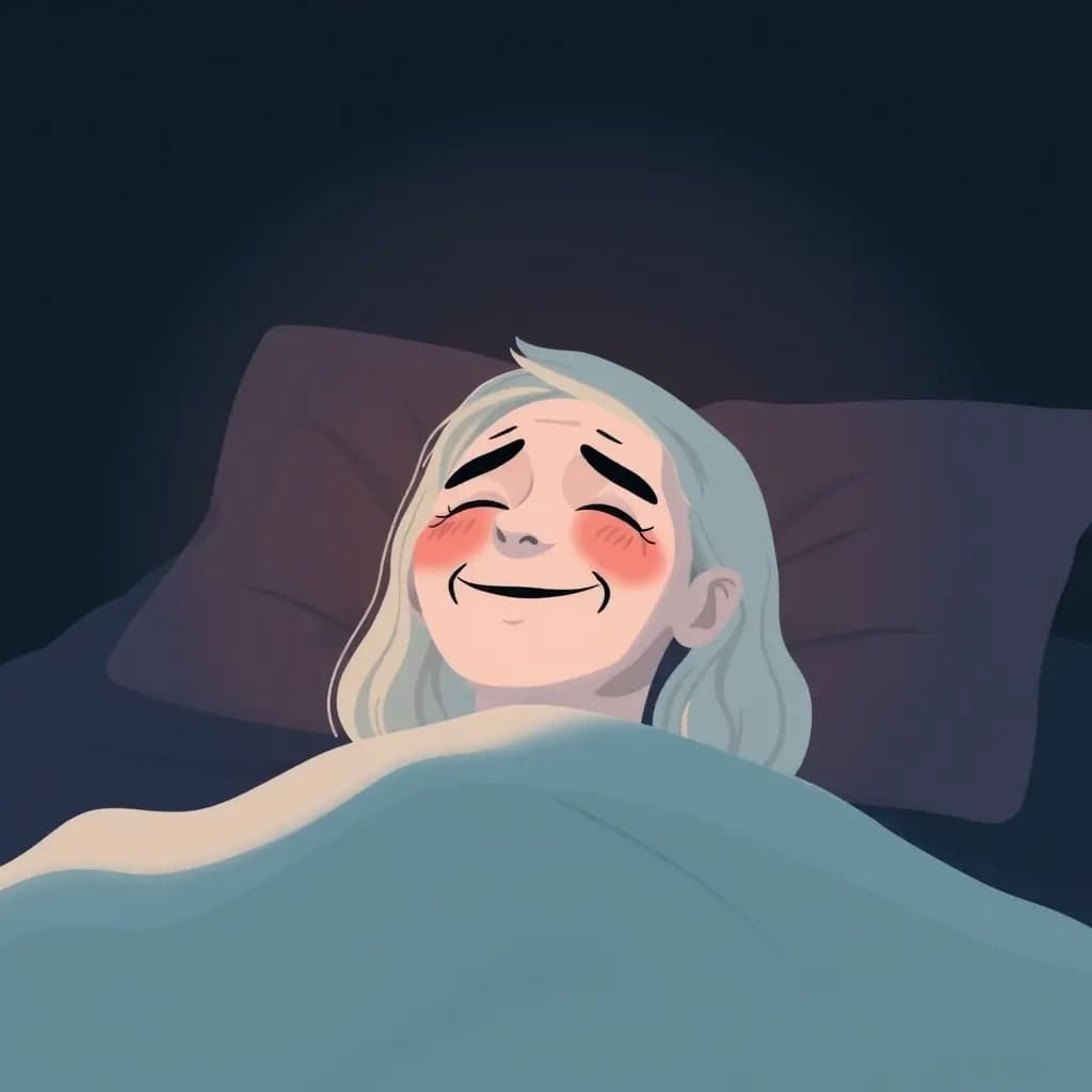 Dream illustration: Seeing a dead loved one smiling