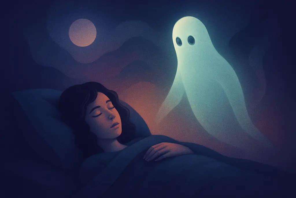 Dream illustration: Seeing a ghost or spirit