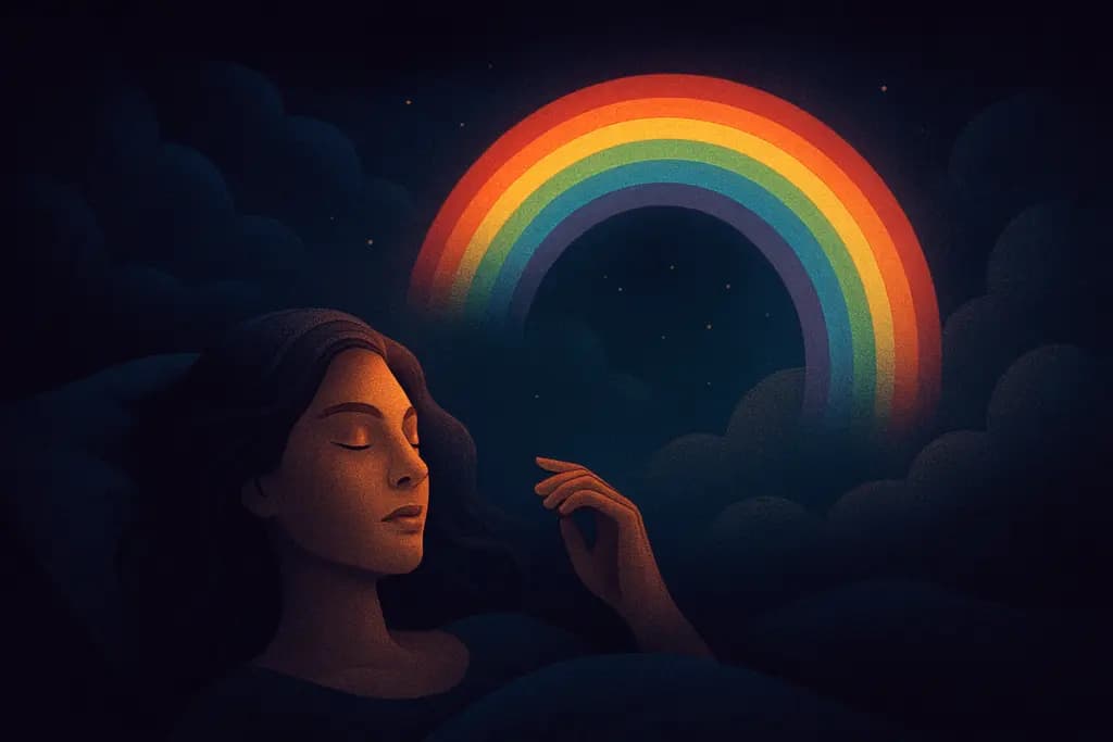 Dream illustration: Seeing a rainbow