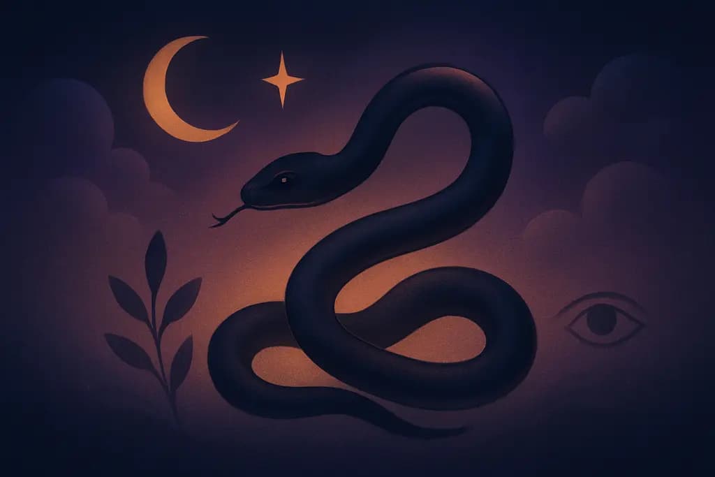 Dream illustration: Seeing a snake