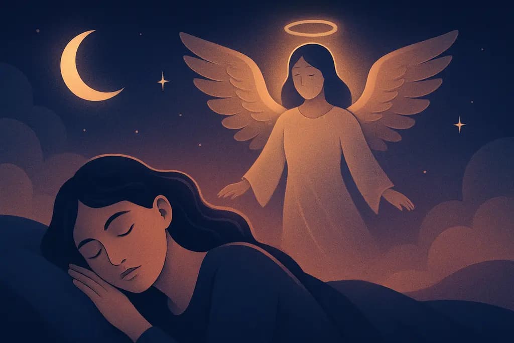 Dream illustration: Seeing an angel or angelic figure