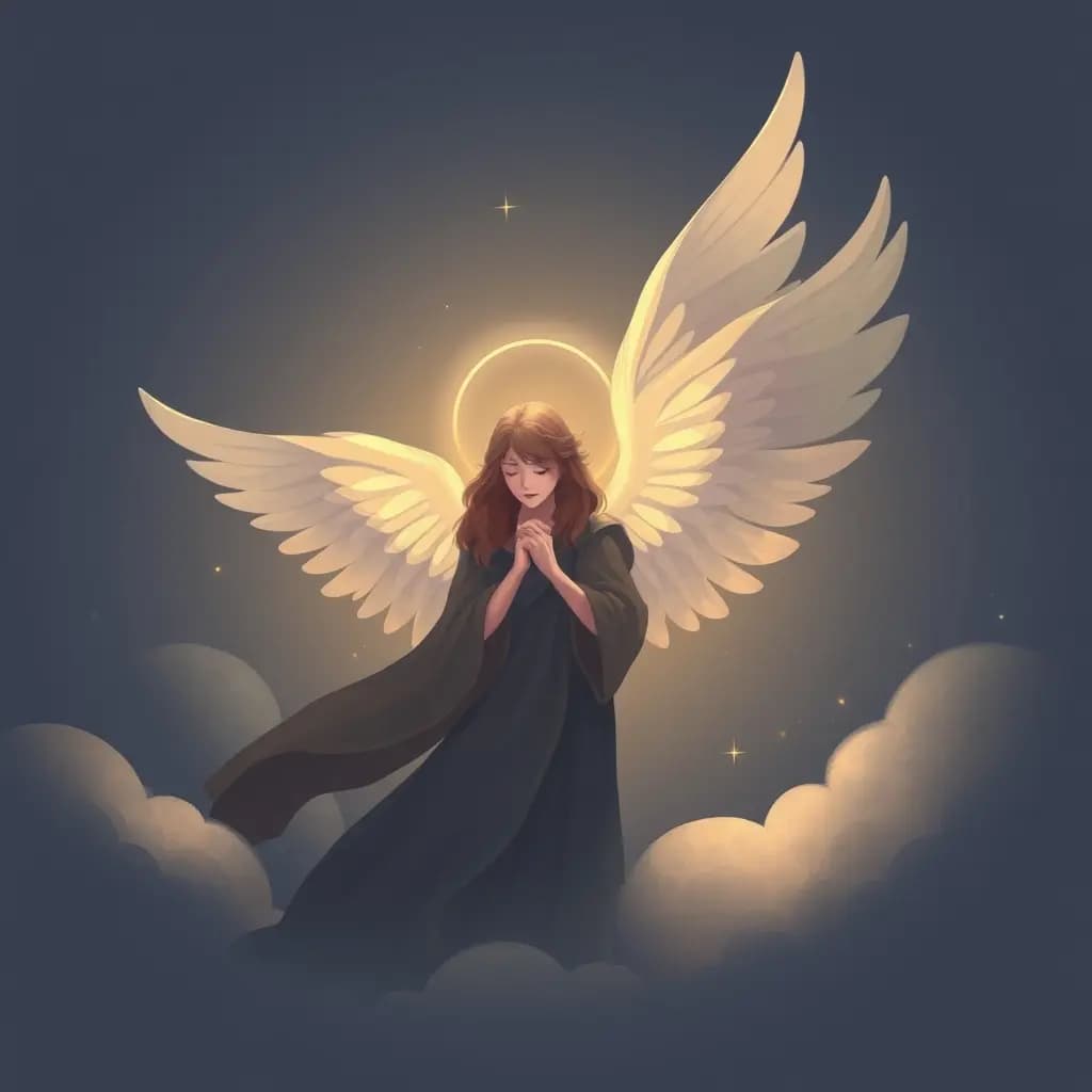 Dream illustration: Seeing an angel