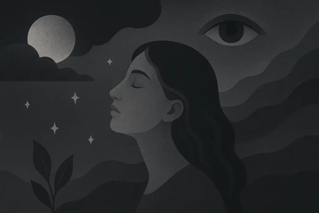 Dream illustration: Seeing only shades of gray