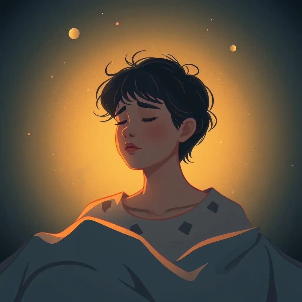 Dream illustration: Seeing own younger self