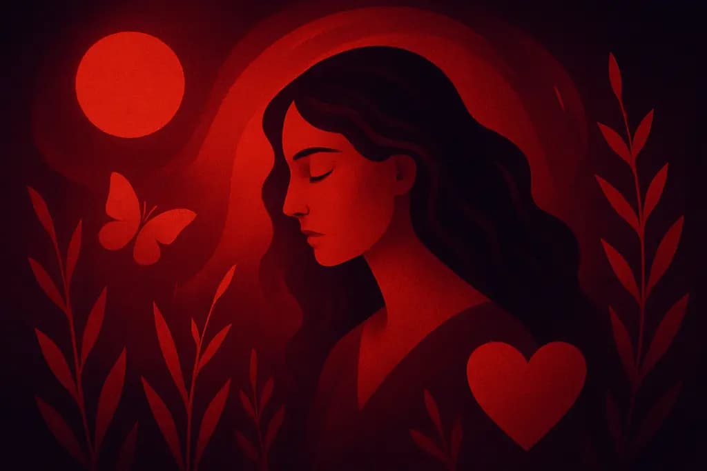Dream illustration: Seeing red everywhere
