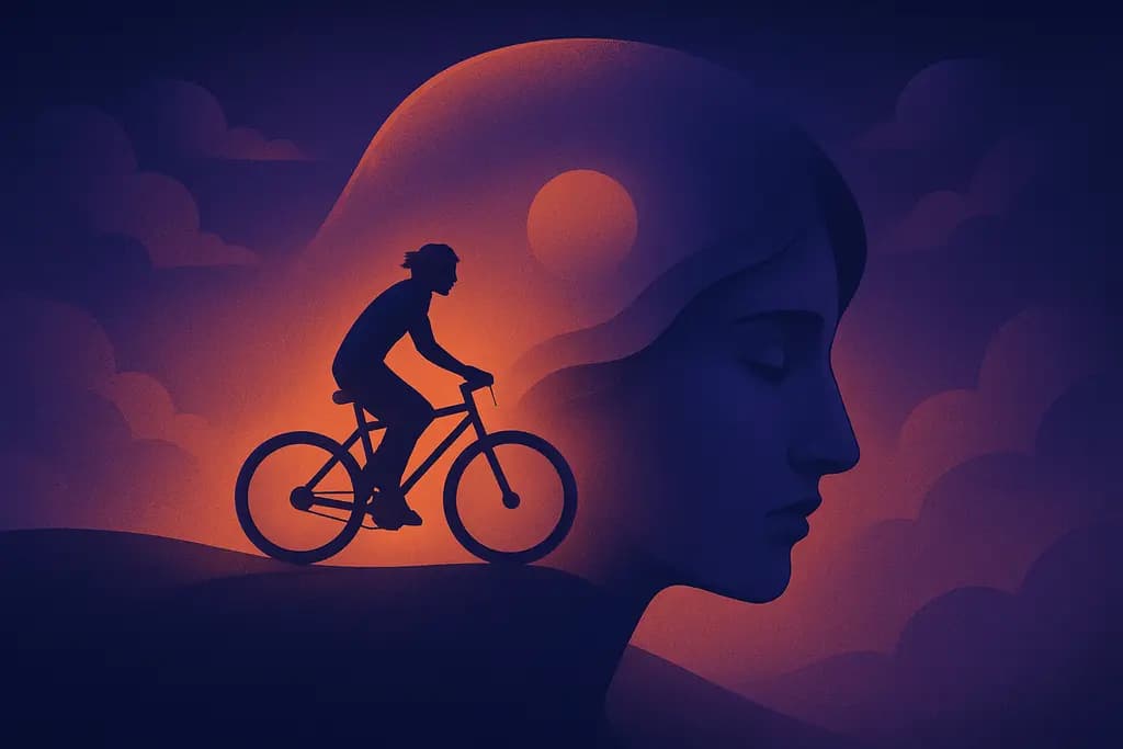 Dream illustration: seeing Riding a Bike
