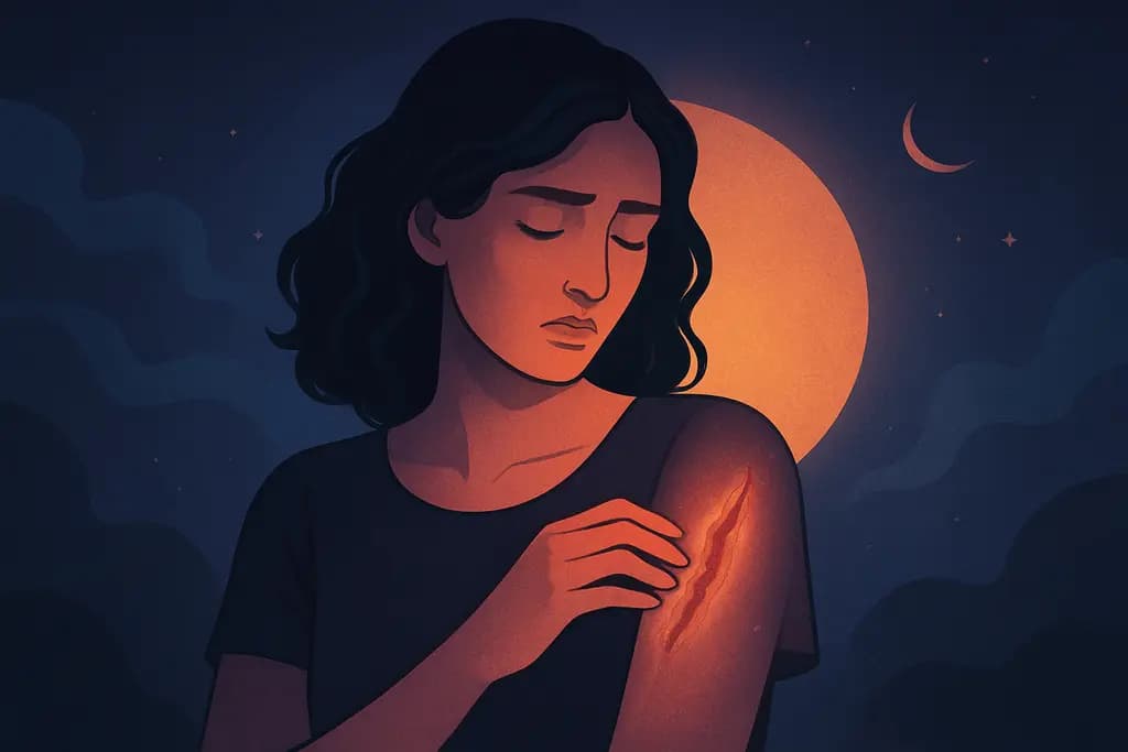 Dream illustration: Seeing Scars or Wounds
