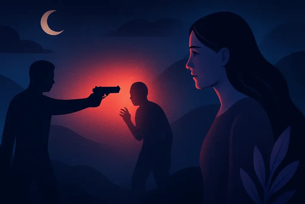 Dream illustration: seeing someone being shot dream meaning
