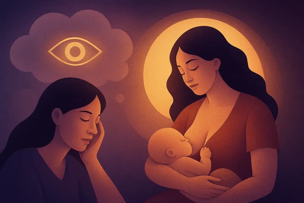 Dream illustration: seeing someone breastfeeding in a dream