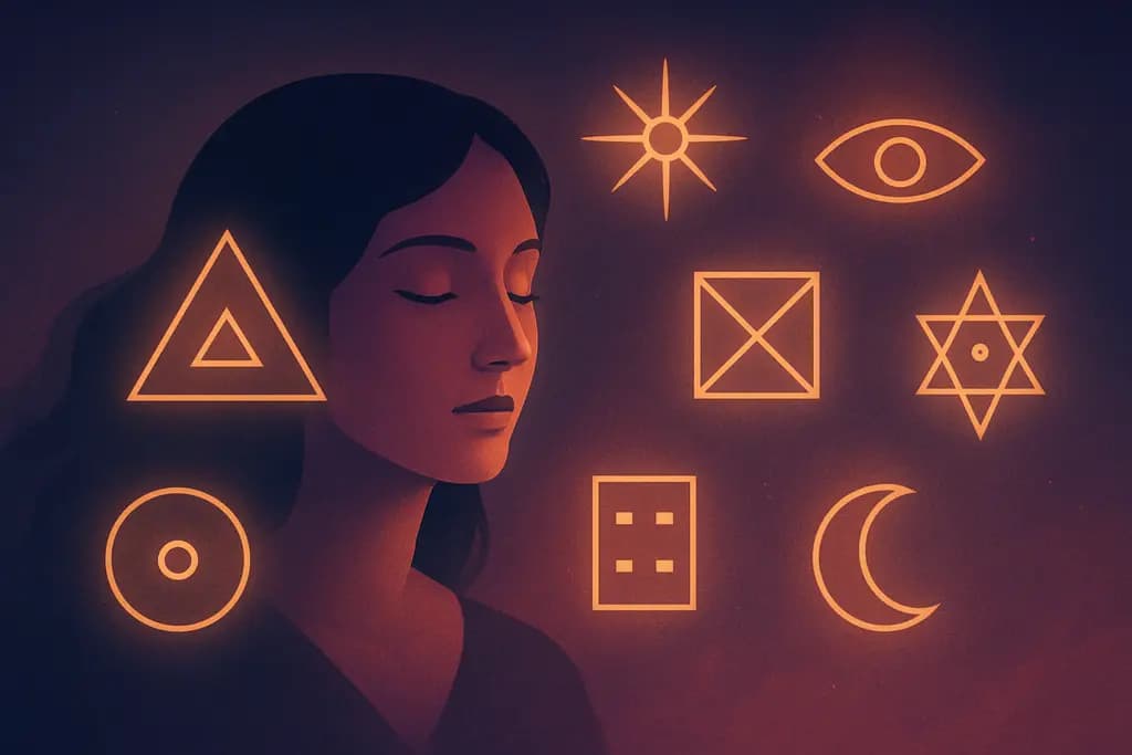 Dream illustration: Seeing vivid geometric symbols or sigils