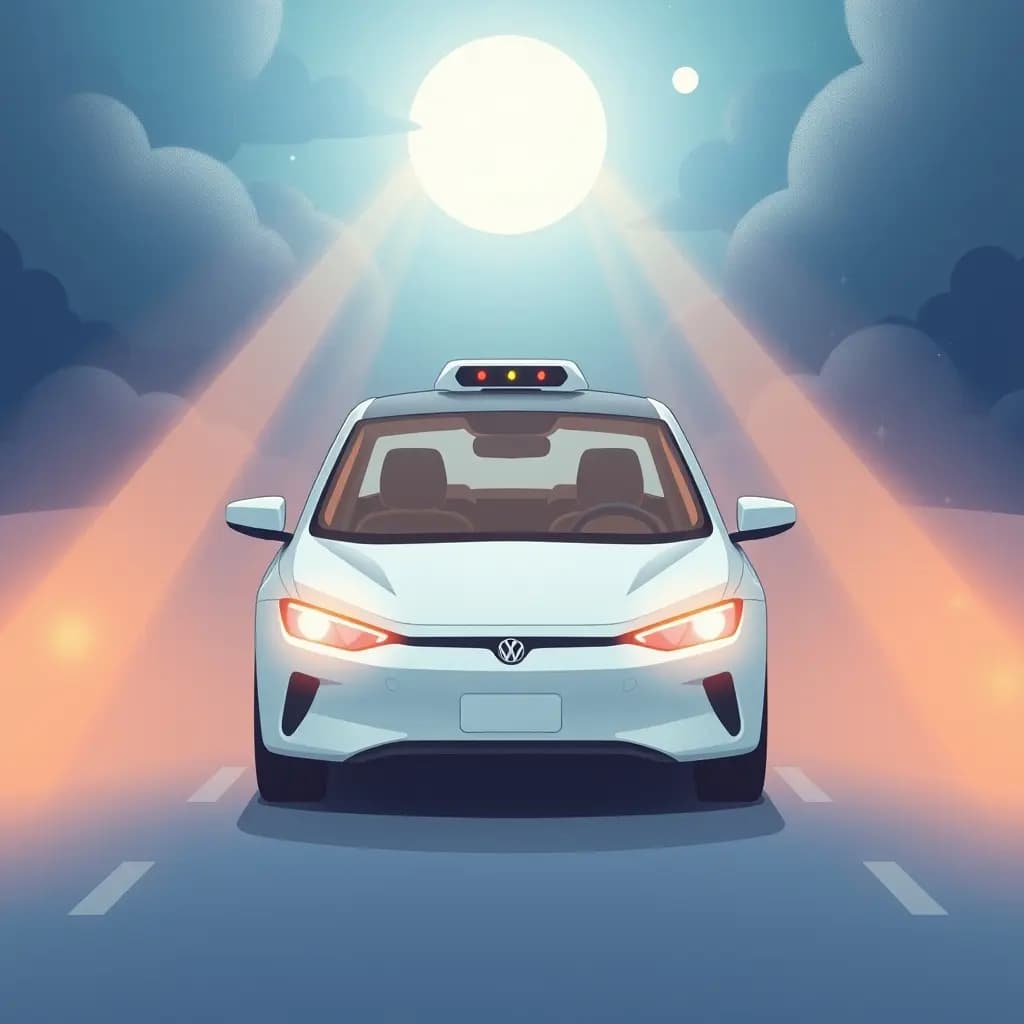 Dream illustration: Self-driving car ignores you
