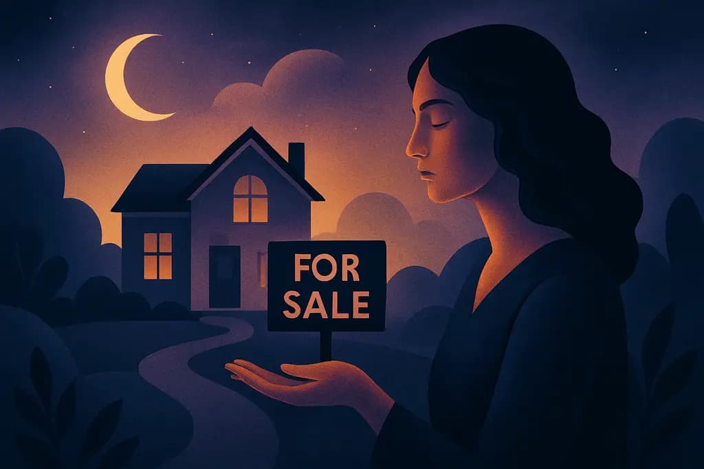 Dream illustration: selling your house dream meaning
