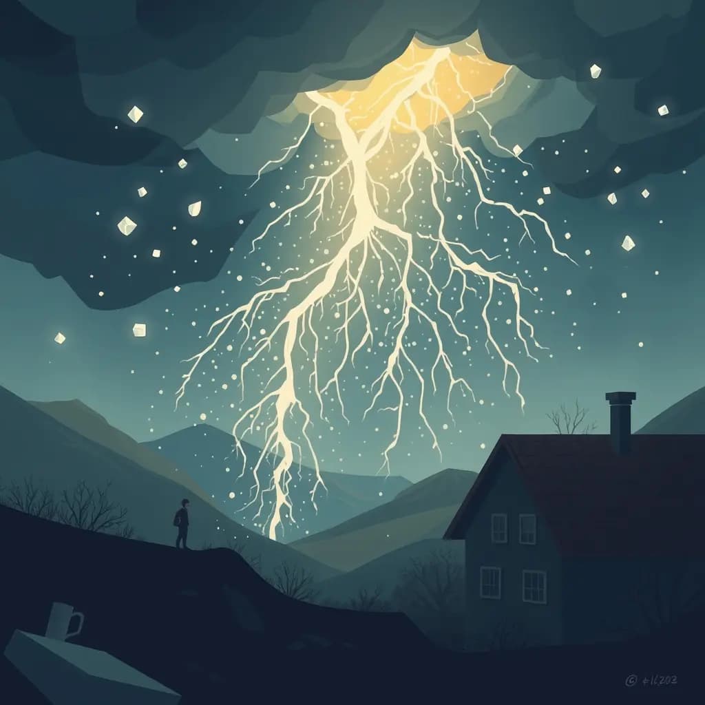 Dream illustration: Severe hailstorm