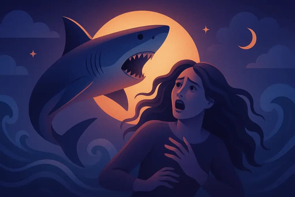Dream illustration: Shark Attack
