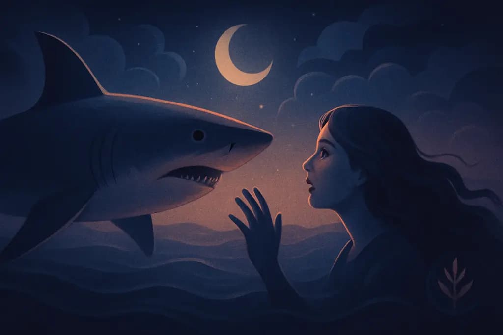 Dream illustration: Shark encounter