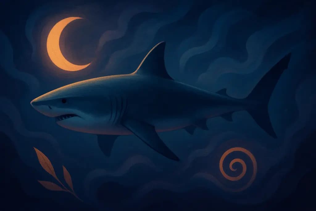 Dream illustration: Sharks