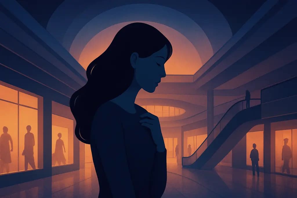 Dream illustration: Shopping Mall