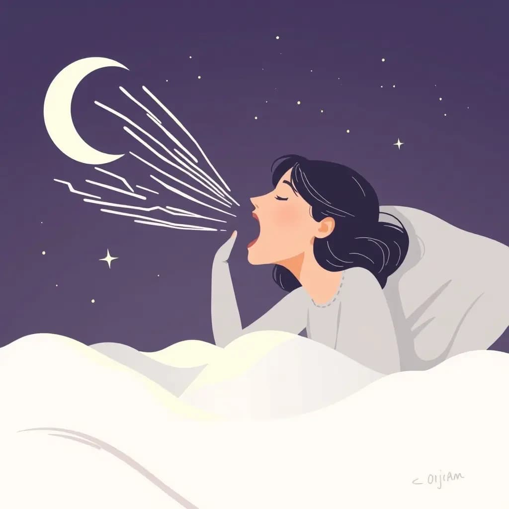 Dream illustration: Shouting with no sound