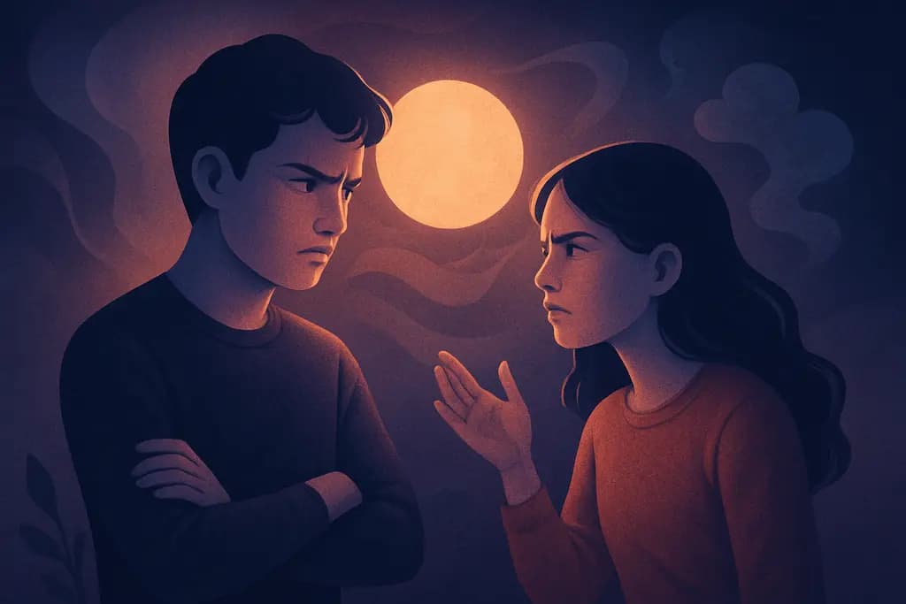 Dream illustration: Sibling conflict or tension
