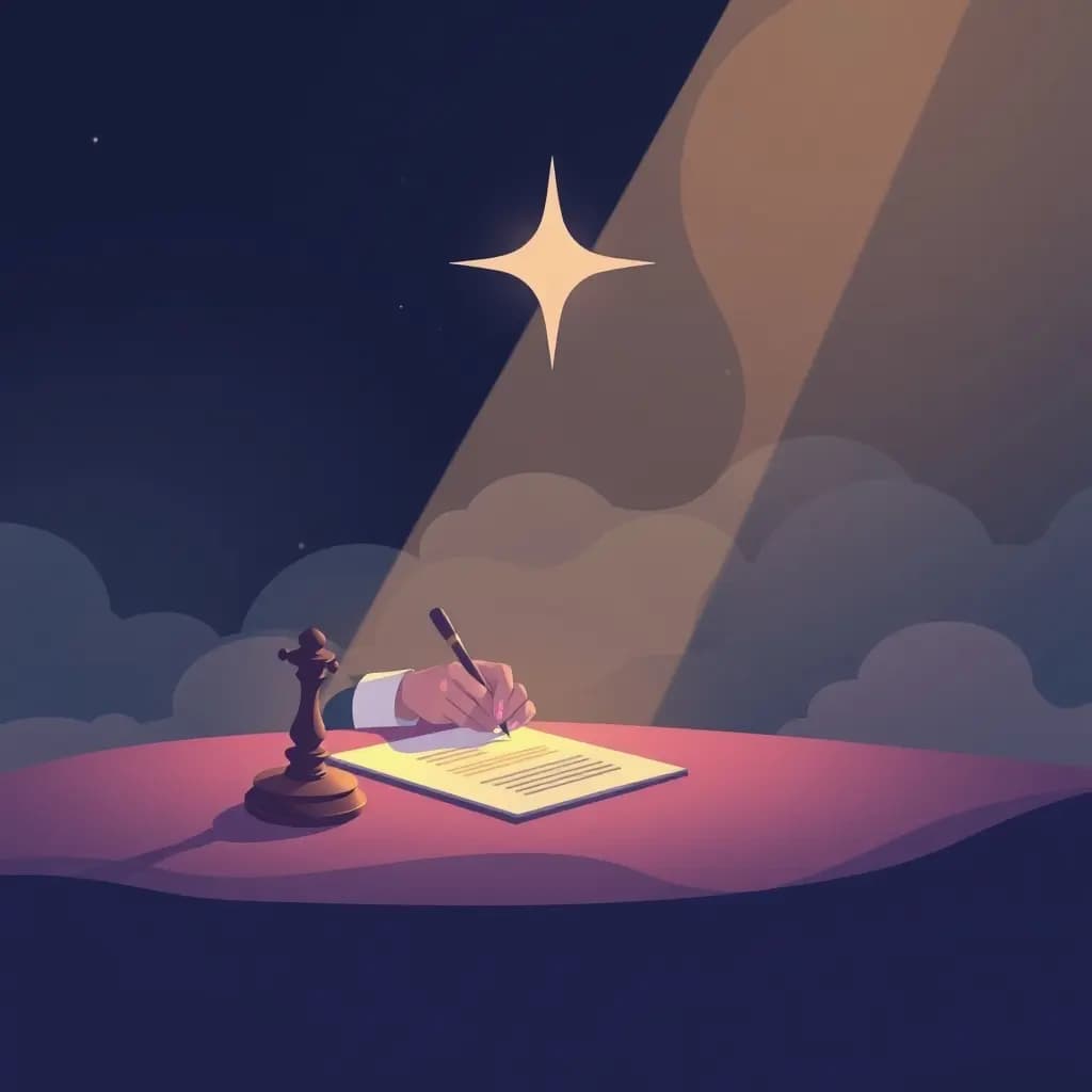 Dream illustration: Signing a Contract