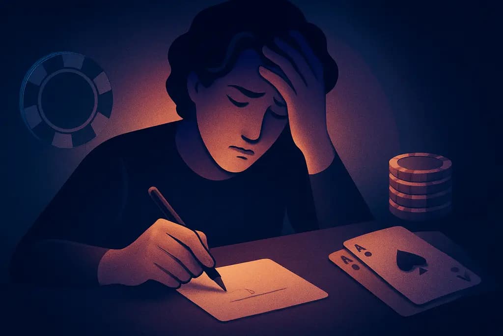 Dream illustration: Signing a Ticket That Won't Ink