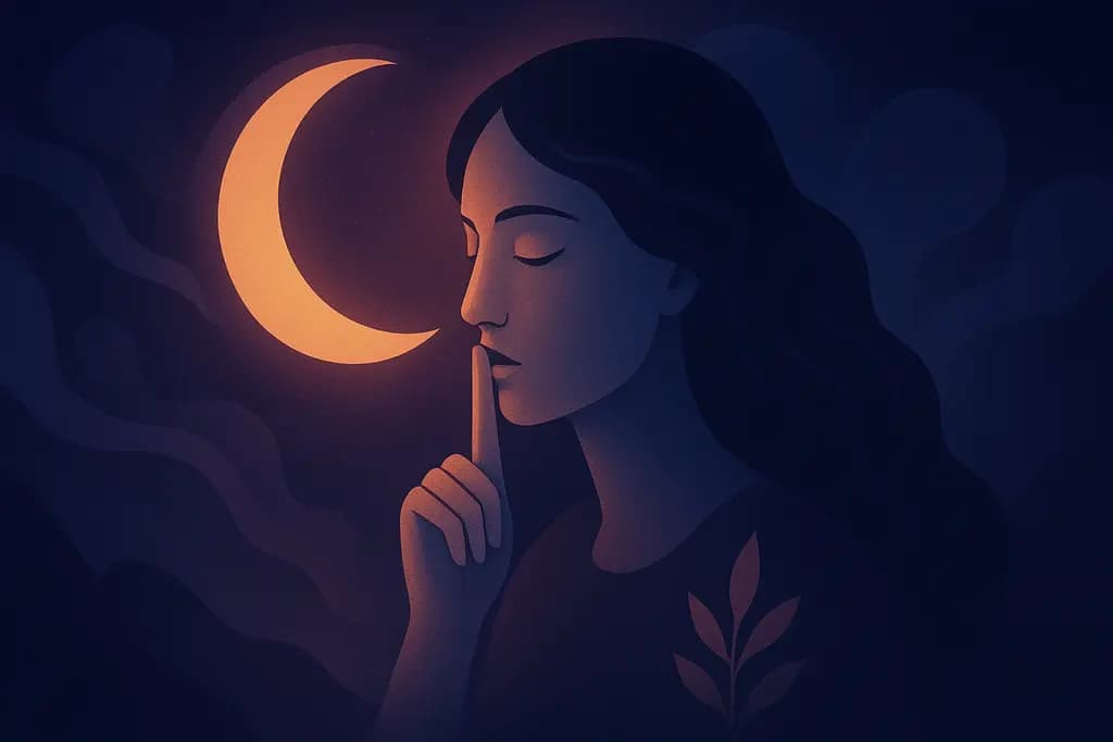 Dream illustration: Silent or muted voice
