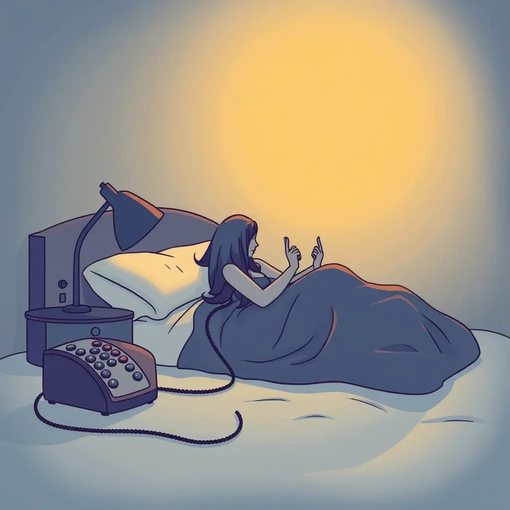 Dream illustration: Silent phone call with no voice