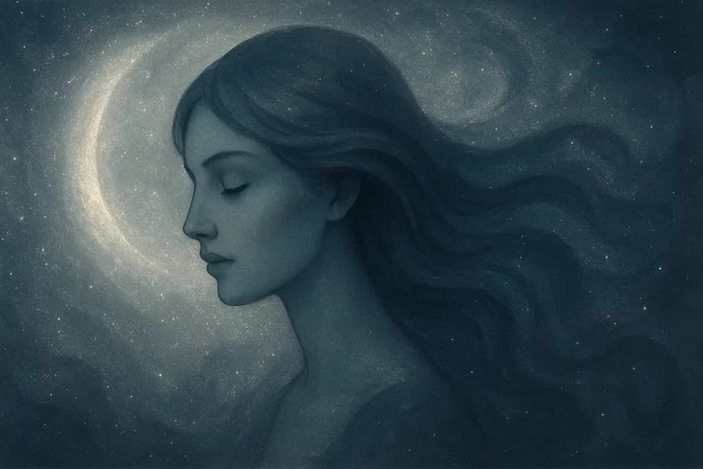 Dream illustration: Silver shimmer atmosphere