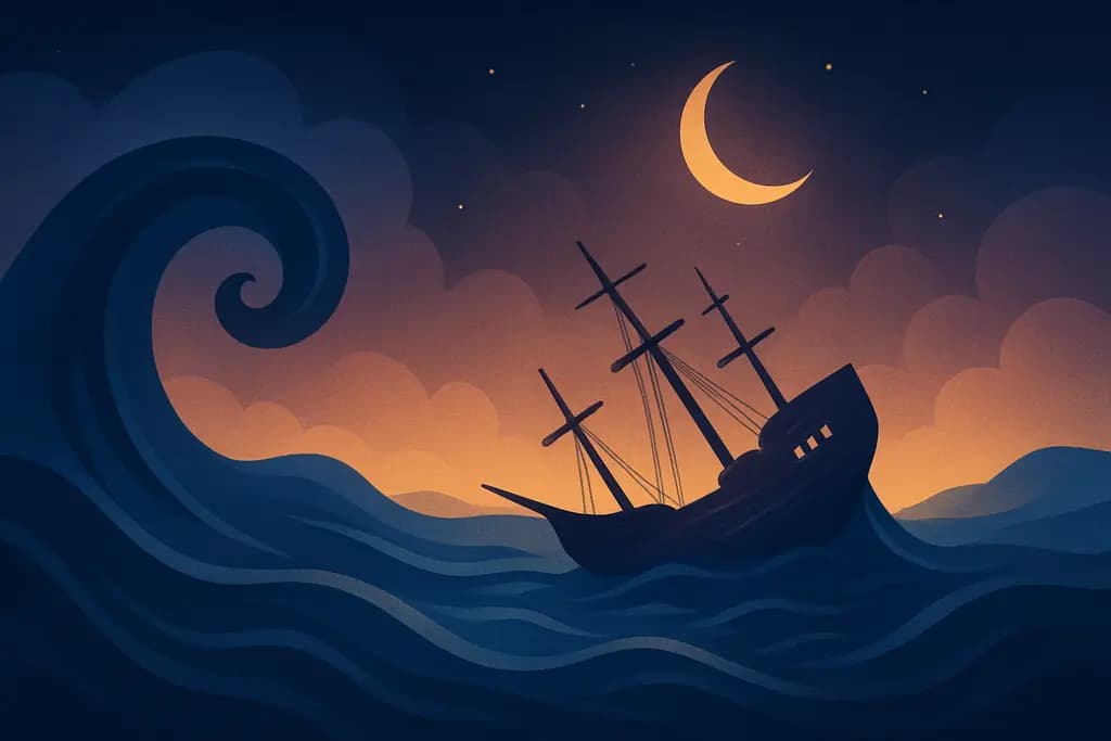 Dream illustration: Sinking Ship