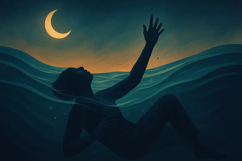 Dream illustration: Sinking