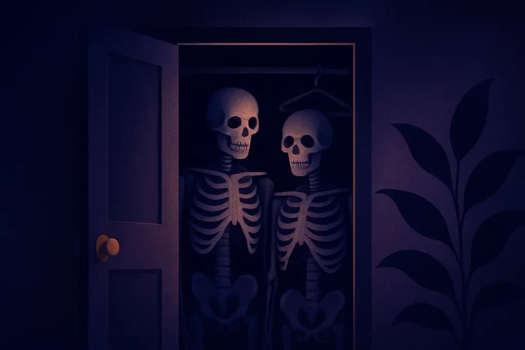 Dream illustration: Skeletons in a Closet
