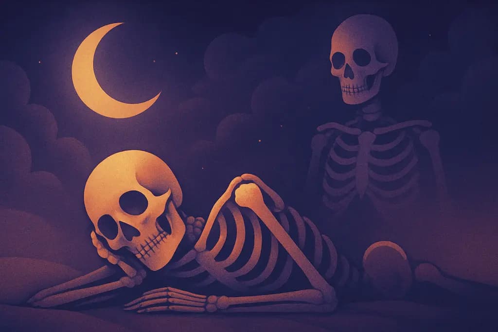 Dream illustration: Skeletons