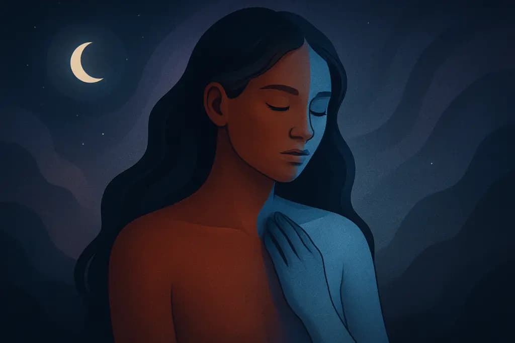 Dream illustration: Skin changing color