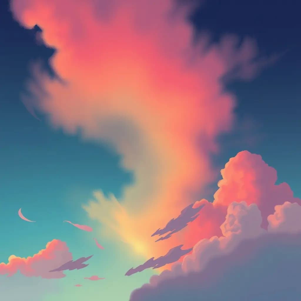 Dream illustration: Sky turning an unusual color