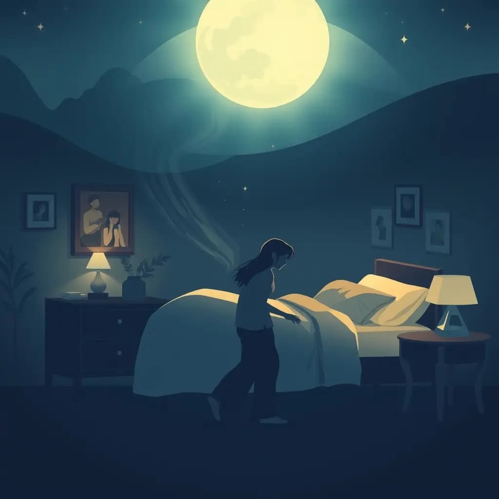 Dream illustration: Sleepwalking