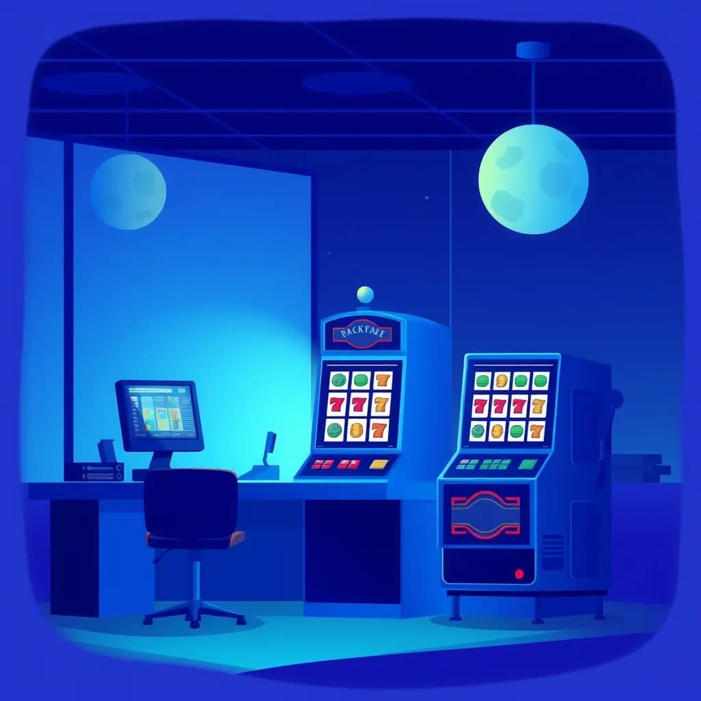 Dream illustration: a Slot Machine at Work