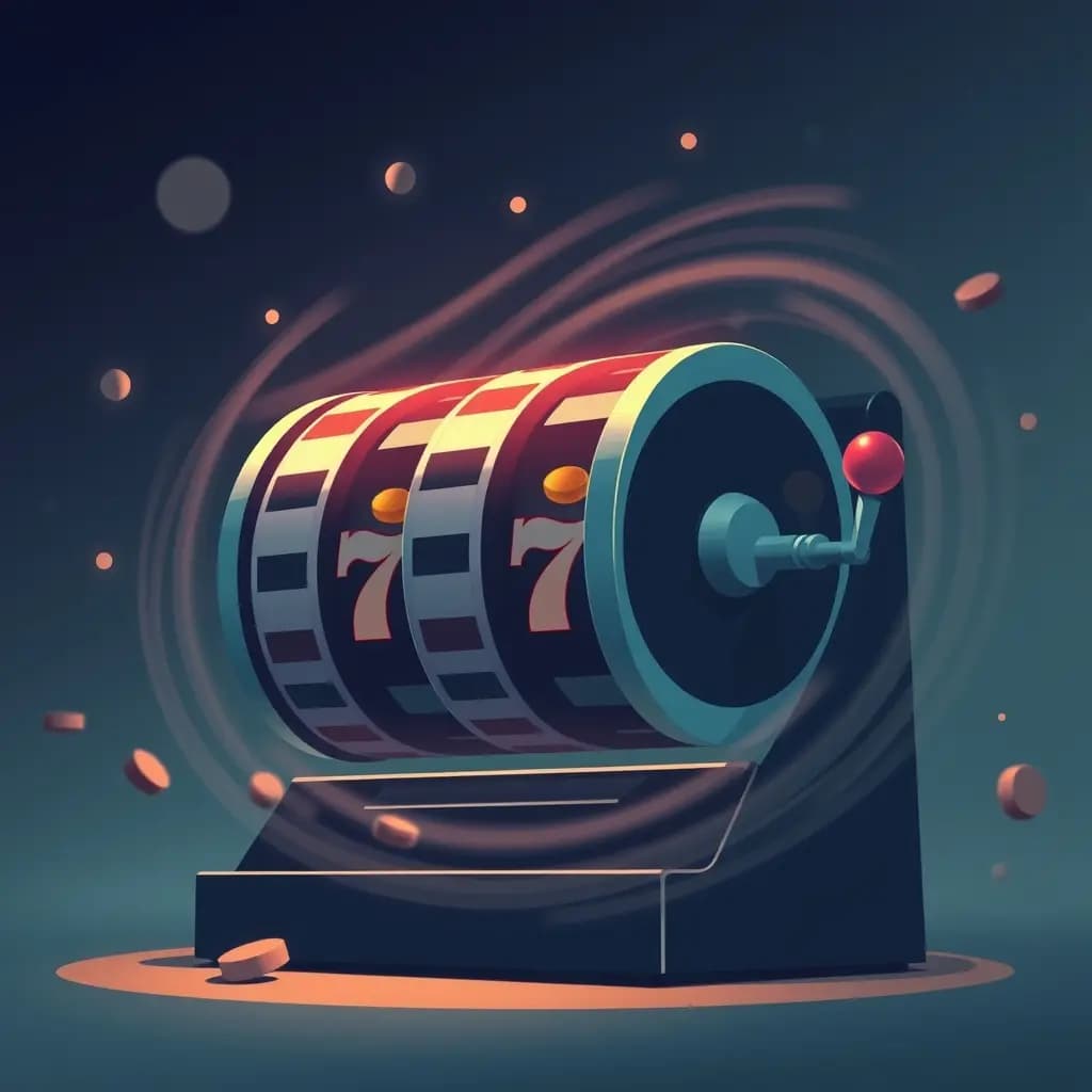 Dream illustration: Slot reels spin forever