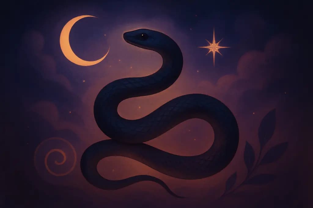 Dream illustration: Snake