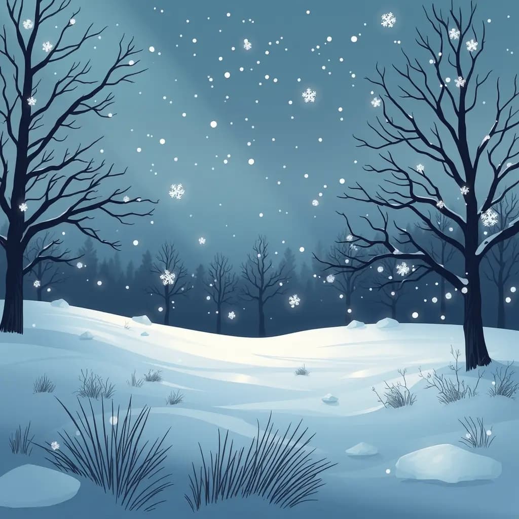 Dream illustration: Snow in summer dream