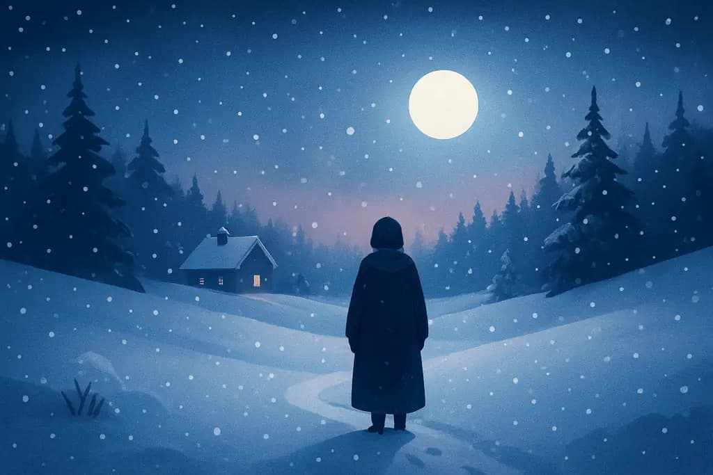 Dream illustration: Snow