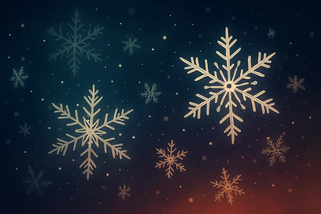 Dream illustration: Snowflakes