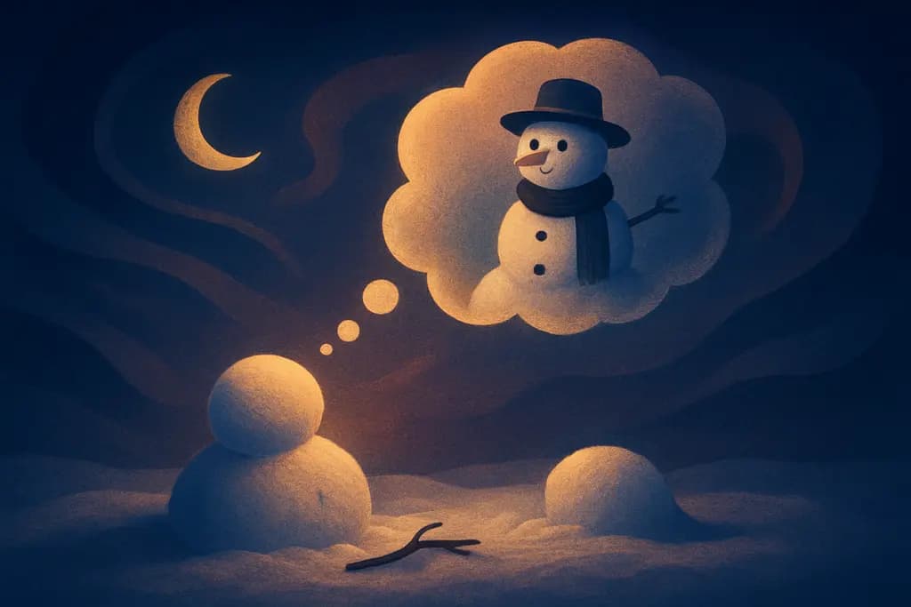 Dream illustration: Snowmen
