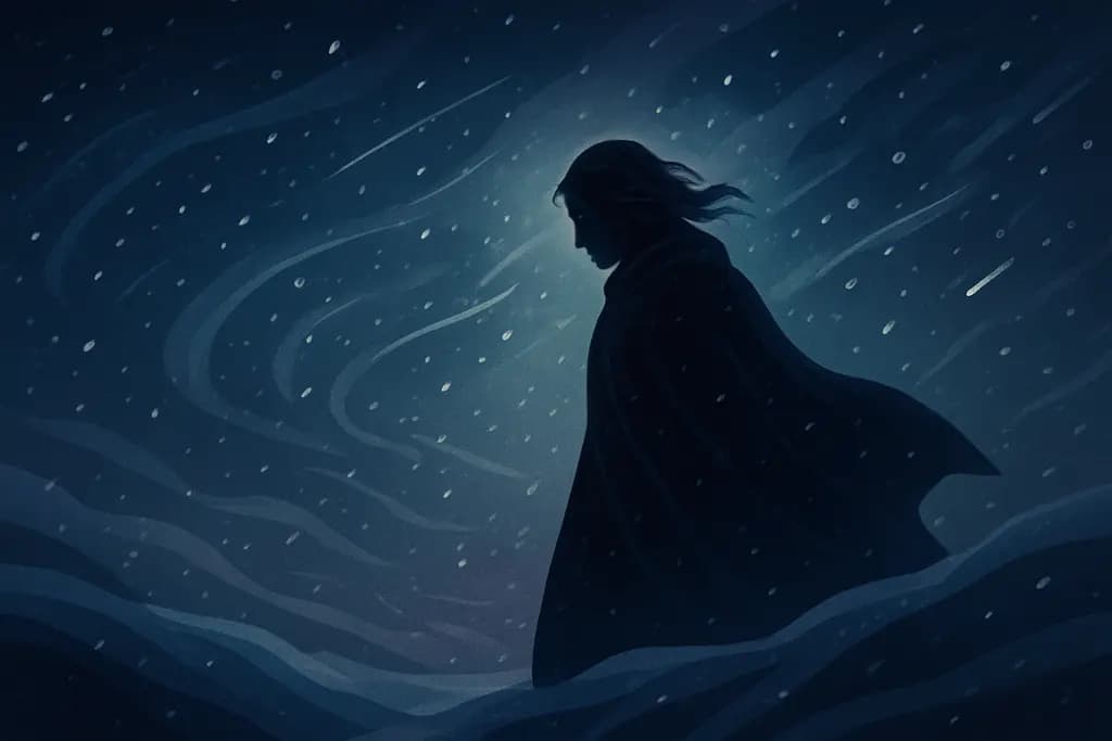 Dream illustration: Snowstorm / Blizzard
