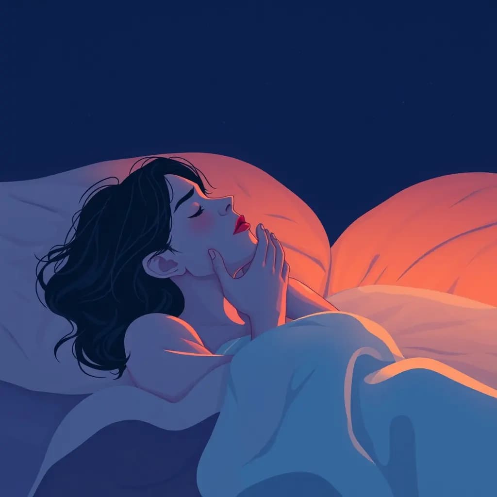 Dream illustration: Sobbing silently
