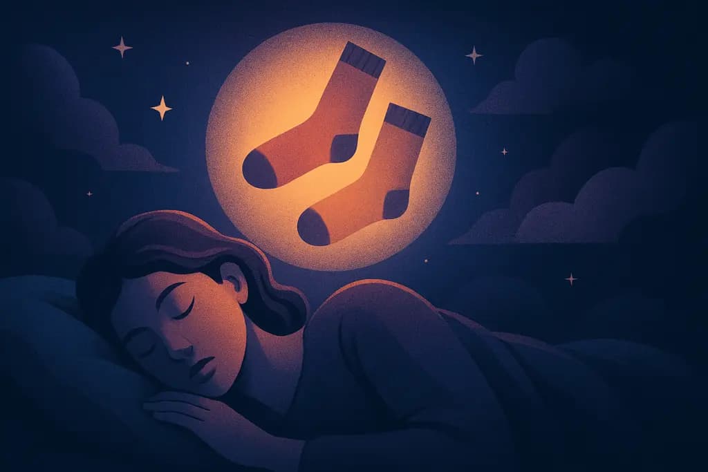 Dream illustration: socks dream meaning