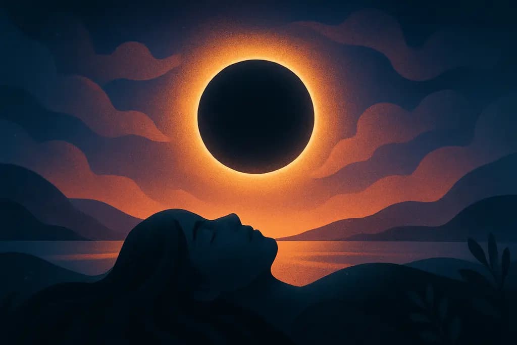 Dream illustration: Solar eclipse